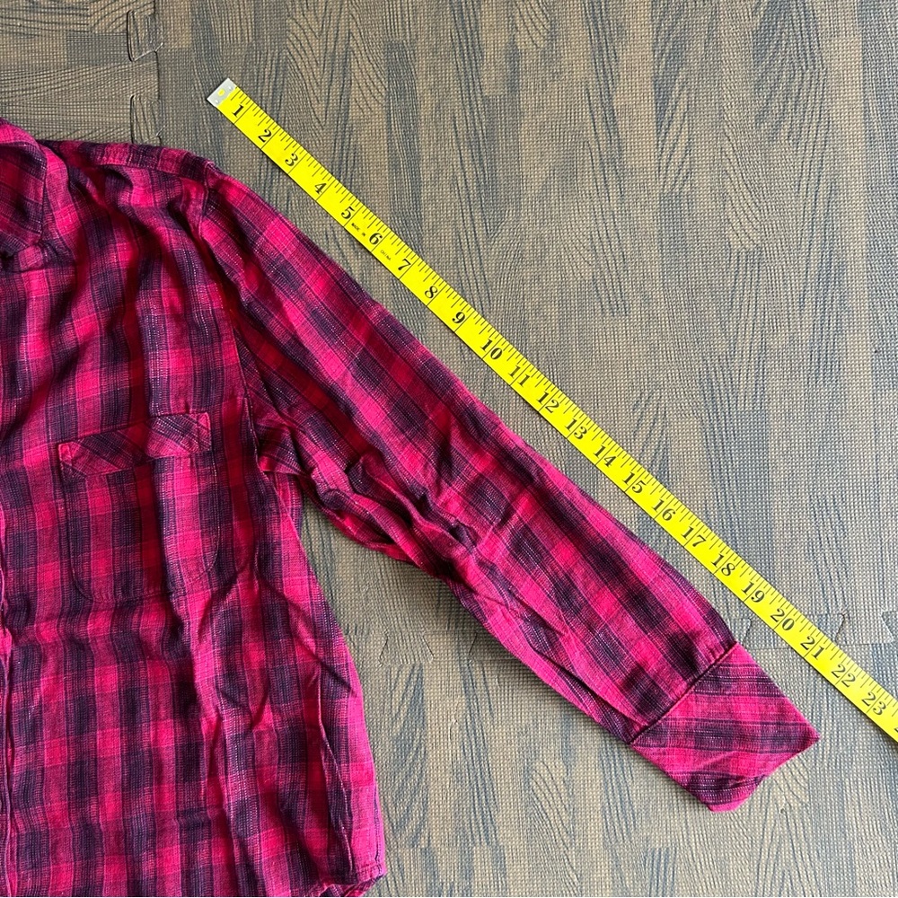 Plaid Red Women's Pajama Set - Picture 12 of 14